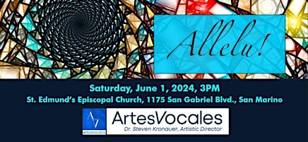 Artes Vocales Presents ALLELU! primary image