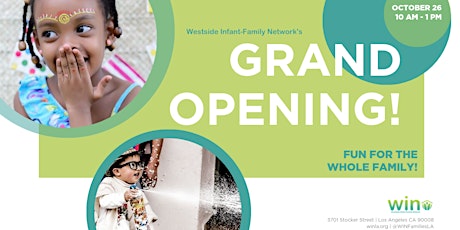 Grand Opening for Westside Infant-Family Network's New Family Space! primary image