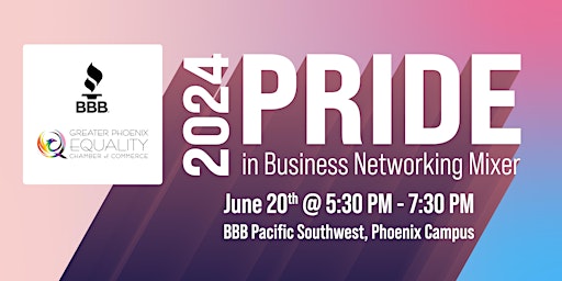 Imagem principal do evento Pride in Business Networking Mixer