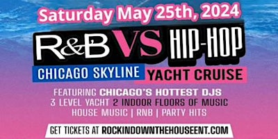 Imagem principal do evento RnB Vs Hip Hop Yacht Cruise Daytime  (Chicago)