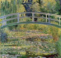 Primaire afbeelding van Bridge over a Pond of Water Lilies Painting Workshop
