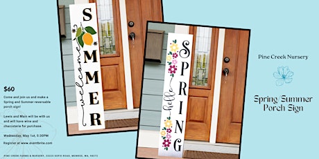 Spring/Summer Porch Sign