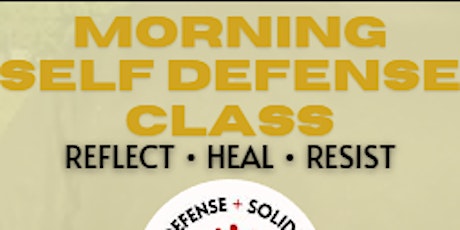 Morning Free Self Defense Class