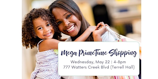 MEGA PrimeTime Shop- JBF McK/Allen/Frisco, Wed, May 22, 4pm-8pm  primärbild