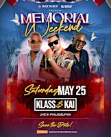 Primaire afbeelding van KLASS & KAI LIVE IN PHILADELPHIA ( Memorial Weekend)
