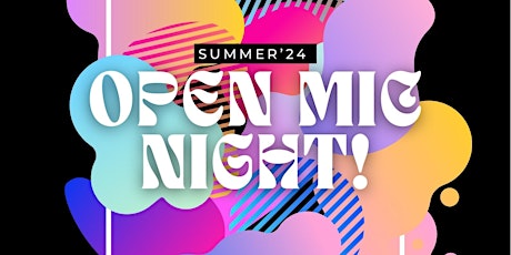 Summer'24 open mic night fundraiser