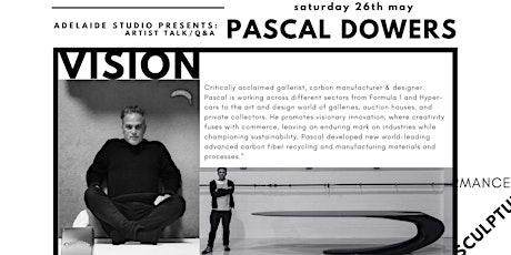 Adelaide Studio presents: Design &  Arts Entrepreneur Pascal Dowers