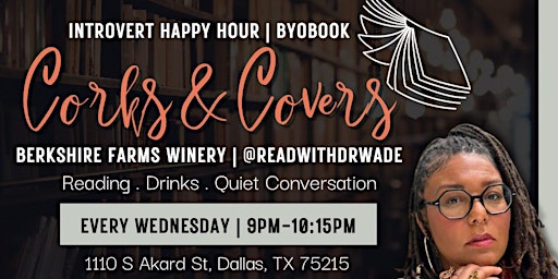 Corks and Covers Reading Community Presented by Dr. Wade  primärbild