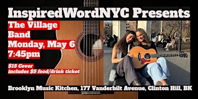 Primaire afbeelding van InspiredWordNYC Presents The Village at Brooklyn Music Kitchen