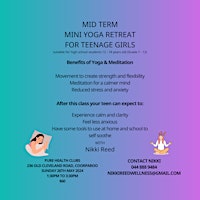 Mid Term Mini Yoga Retreat for Teenage Girls  primärbild