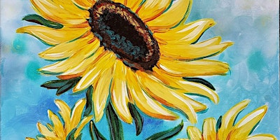 Imagem principal do evento Three Sunflowers - Paint and Sip by Classpop!™