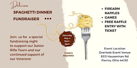 PARMA Foundation Spaghetti Dinner and Raffle
