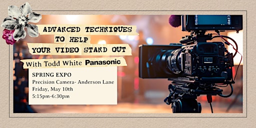 Imagem principal do evento Advanced Techniques to Help Your Video Stand Out | FREE