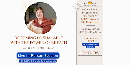 Becoming Unshakable with the Power of the Breath primary image