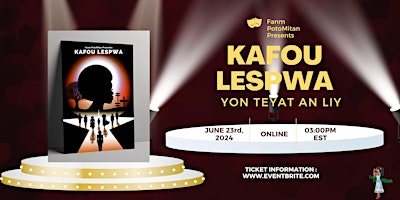 Imagem principal do evento Kafou Lèspwa (Crossroads of Hope) is a virtual audio live play!
