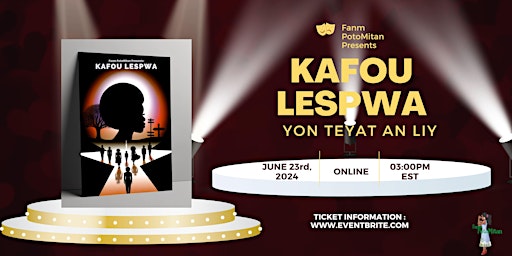 Kafou Lèspwa (Crossroads of Hope) is a virtual audio live play!