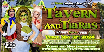 Imagem principal do evento Tavern & Tiaras - Shrek Drag Show