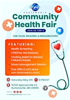 Primaire afbeelding van Community Health Fair Party