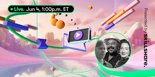 Imagem principal do evento Make Your Mark in Animation: Live with Award-Winning Industry Veterans