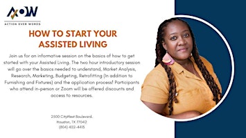 Imagem principal do evento How to Start Your Assisted Living