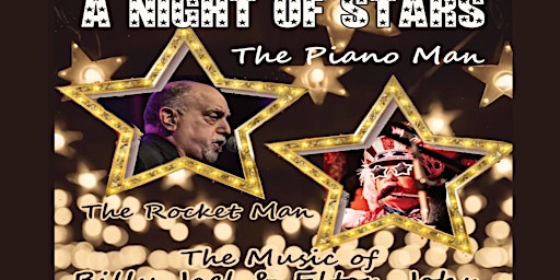 Imagem principal do evento BILLY JOEL and ELTON JOHN Tribute one night ROCKET MAN AND PIANO MAN