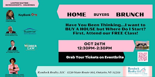 Imagen principal de FREE BRUNCH:  Home Buyers Brunch & Learn - Fall Event