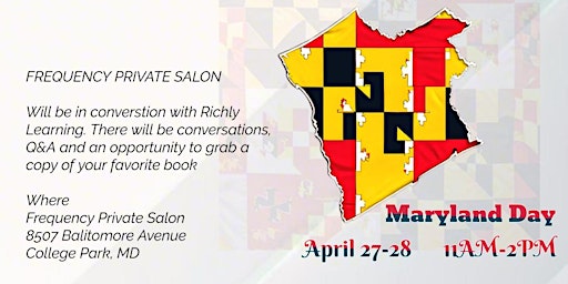 Imagem principal do evento Salon Special on Maryland Day: Ask the Author - Richly Learning