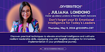 Don't forget your EI: Emotional Intelligence for Today's Leaders primary image