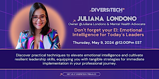 Imagem principal do evento Don't forget your EI: Emotional Intelligence for Today's Leaders