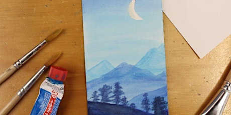 After-School Art Workshop: Monochrome Watercolour Painting Bookmarks