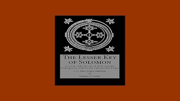 Imagen principal de DOWNLOAD [Pdf] The Lesser Key of Solomon by Aleister Crowley pdf Download