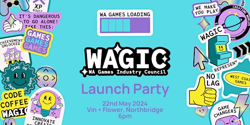 Imagem principal do evento WA Games Industry Council Launch Party