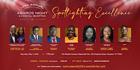 10th Annual NAMC Awards Night and Cocktail Reception