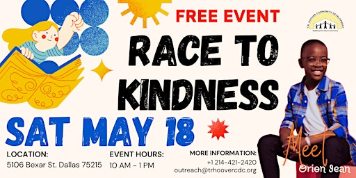 Race to Kindness - Community Book Fair!! plus,  "eSports" information! primary image