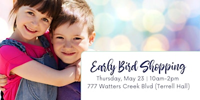 Early Bird Shopping at JBF McK/Allen/Frisco, May 23, 10am-2pm primary image