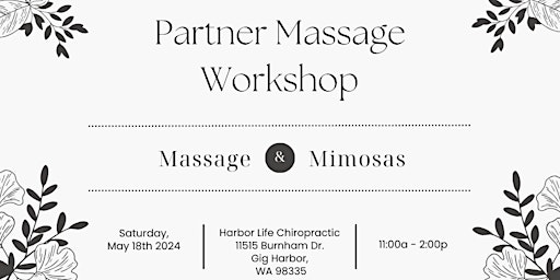 Massage and Mimosas primary image
