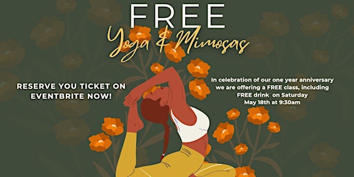 Primaire afbeelding van FREE Yoga and Mimosas