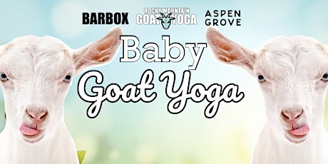 Baby Goat Yoga - May 26th  (ASPEN GROVE)
