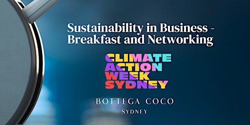 Image principale de Sustainability in business - Breakfast and Networking