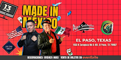 Primaire afbeelding van ALAN SALDAÑA | EL PASO TX| EVENTO VIP CON CUPO LIMITADO DE 200 PERSONAS