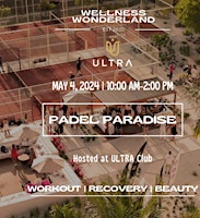 Hauptbild für RSVP through SweatPals: Wellness Wonderland Padel Paradise $200.00/person