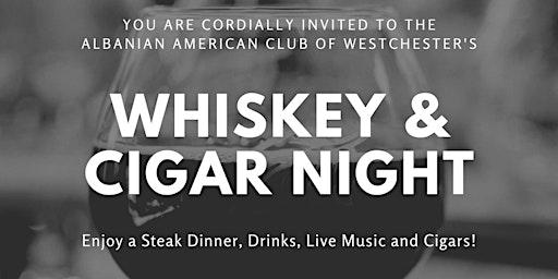 Imagem principal do evento AACW Whiskey & Cigar Night