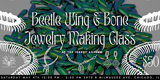 Hauptbild für Jewel Beetle Wing & Snake Bone Jewelry Making Workshop
