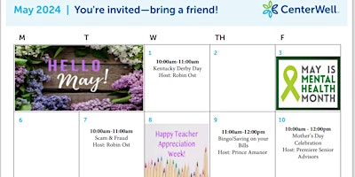 CenterWell Camp Bowie West Presents - "Mother’s Day Celebration" primary image
