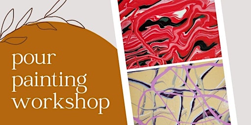Pour painting Workshop - Learn to pour paint on canvas  primärbild