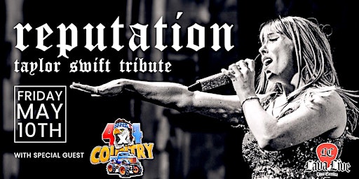 Imagem principal do evento Reputation - A Taylor Swift Tribute w/special guests 4x4 Country!