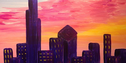 Primaire afbeelding van Sunset City - Paint and Sip by Classpop!™