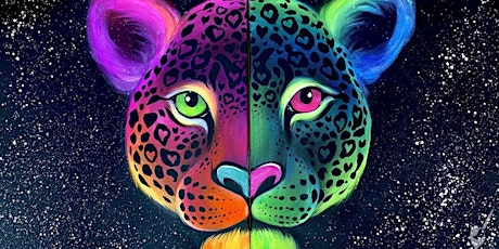 Dual Canvas Jaguar - Date Night - Paint and Sip by Classpop!™