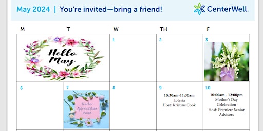 CenterWell Seminary Presents - "Mother’s Day Celebration" primary image