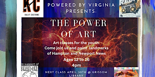 Imagem principal do evento Powered by Virginia presents: The Power of Art